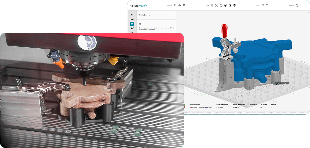 FixtureMate теперь интегрирован в GrabCAD Print Pro: упрощение разработки приспособлений для 3D-печати